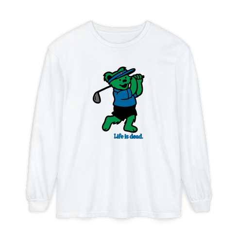 Golfing Bear - Life is dead.® Long-Sleeve