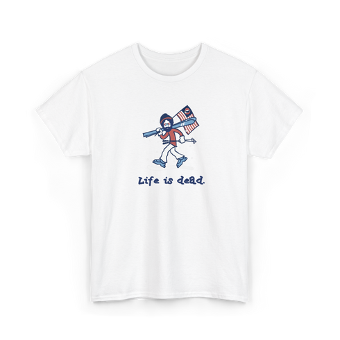 Skier Jerry - Life is dead.® Tee