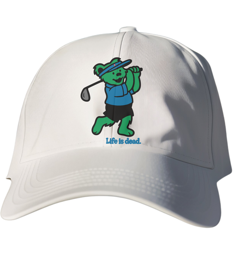Golfing Bear - Life is dead.® Dad Hat