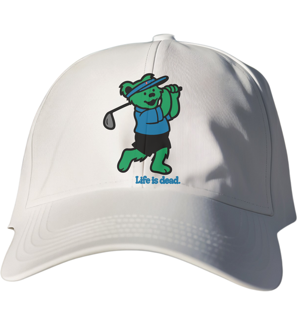 Golfing Bear - Life is dead.® Dad Hat