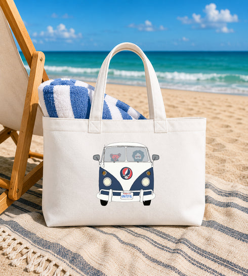 Jerry and The Bear Road Trippin' - Life is dead.® Tote