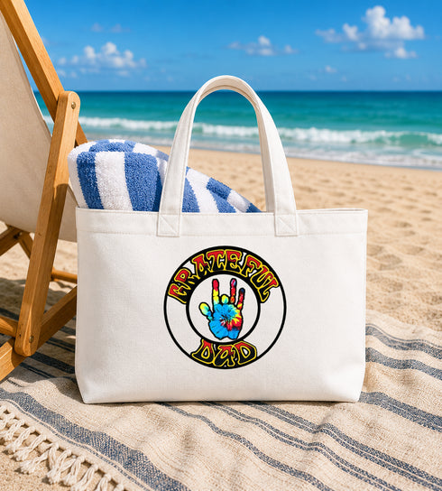 Grateful Dad Hand - Life is dead.® Tote