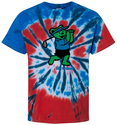 Golfing Bear - Life is dead.® Tie-Dye