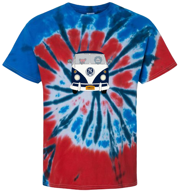 Jerry and The Bear - Life is dead.® Yankees Bus Tie-Dye