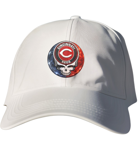 Cincinnati Reds Crystal Stealie Stealie Dad Hat