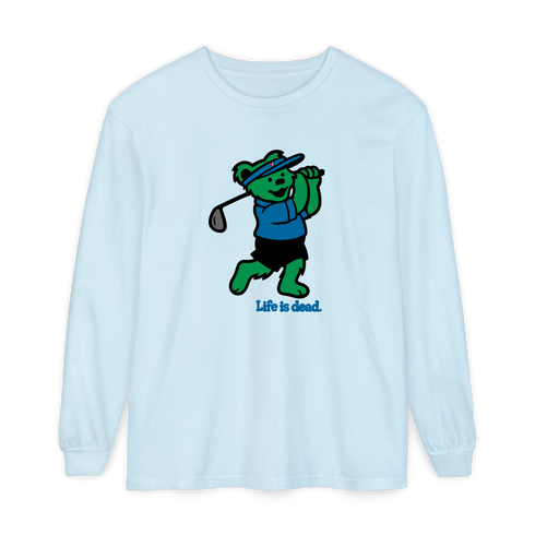 Golfing Bear - Life is dead.® Long-Sleeve