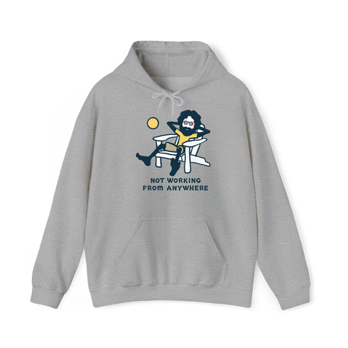 Jerry's Not Workin' From Anywhere - Life is dead.® Hoodie