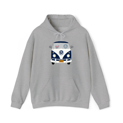 Jerry and The Bear - Life is dead.® Yankees Bus Hoodie