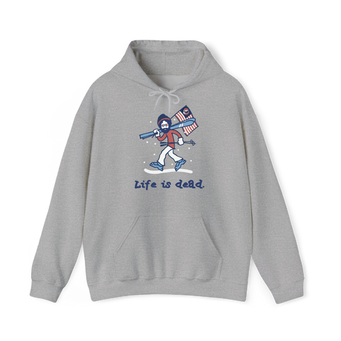 Skier Jerry - Life is dead.® Hoodie