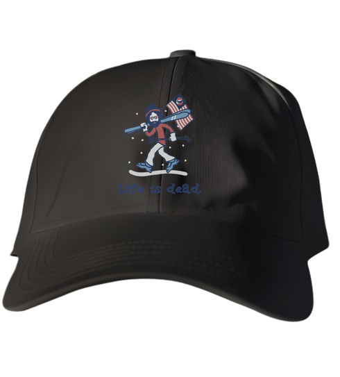 Skier Jerry - Life is dead.® Dad Hat