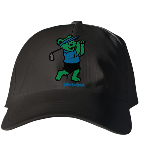 Golfing Bear - Life is dead.® Dad Hat