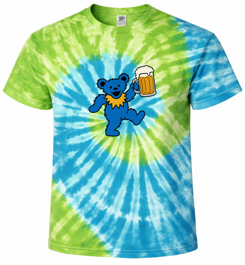 Beer Lovin' Bear - Life is dead Tie-Dye