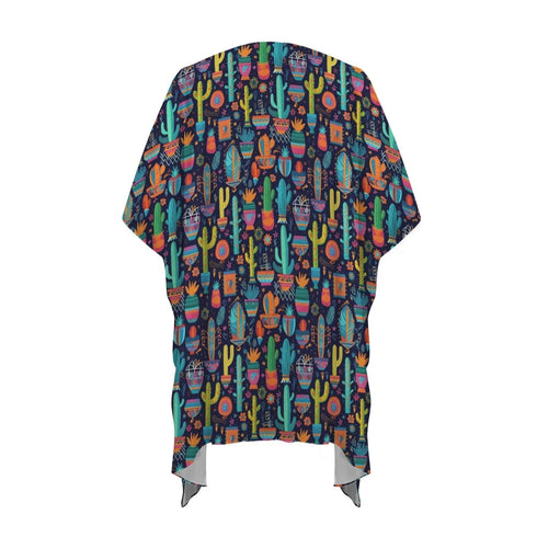 Grateful Dead - Crazy Cactus Lady Duster Kimono Coverup - StealieShop