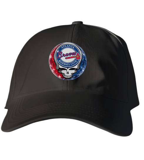 Atlanta Braves Crystal Stealie Stealie Dad Hat