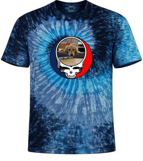 1553 - Custom Stealie Tie-Dye
