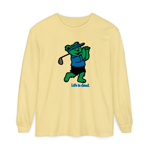 Golfing Bear - Life is dead.® Long-Sleeve