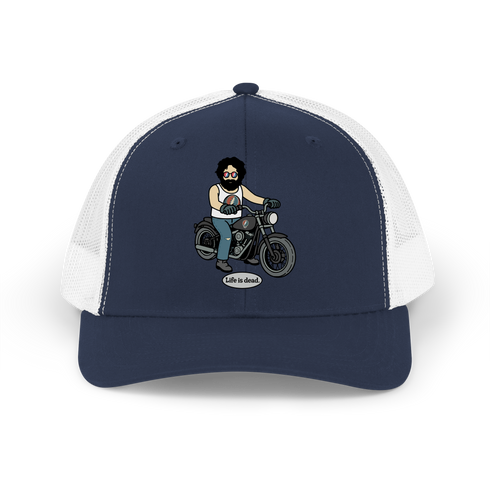 Jerry and His Hog - Life is dead.® Trucker Cap