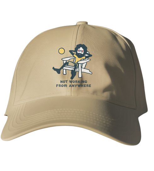 Jerry's Not Workin' From Anywhere - Life is dead.® Dad Hat