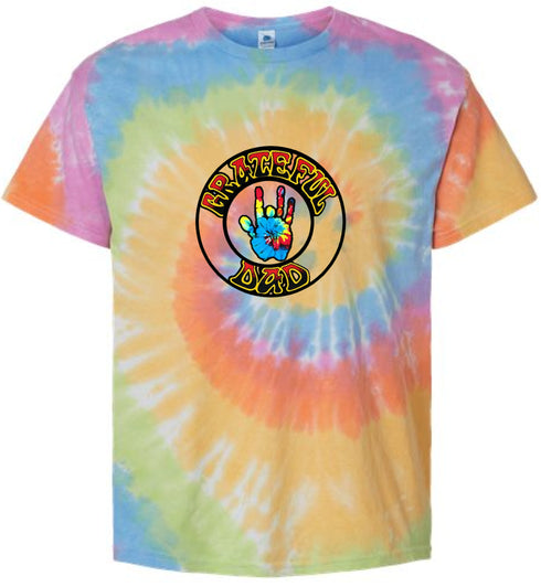 Grateful Dad Hand - Life is dead.® Tie-Dye
