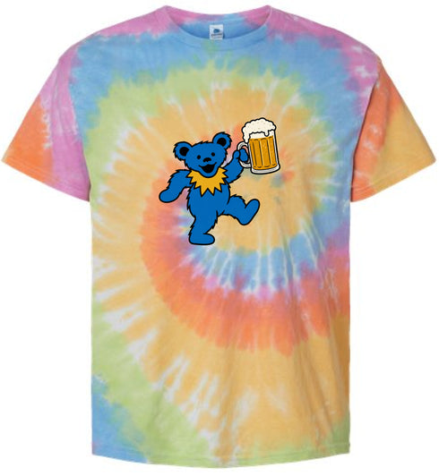 Beer Lovin' Bear - Life is dead Tie-Dye