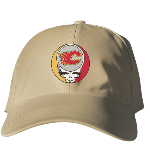 Flames Stealie Dad Hat