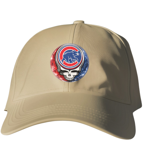 Chicago Cubs Crystal Stealie Stealie Dad Hat