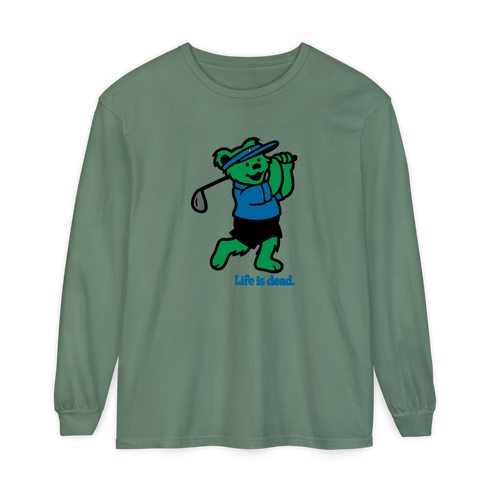 Golfing Bear - Life is dead.® Long-Sleeve