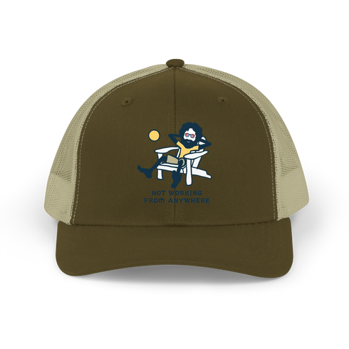 Jerry's Not Workin' From Anywhere - Life is dead.® Trucker Cap
