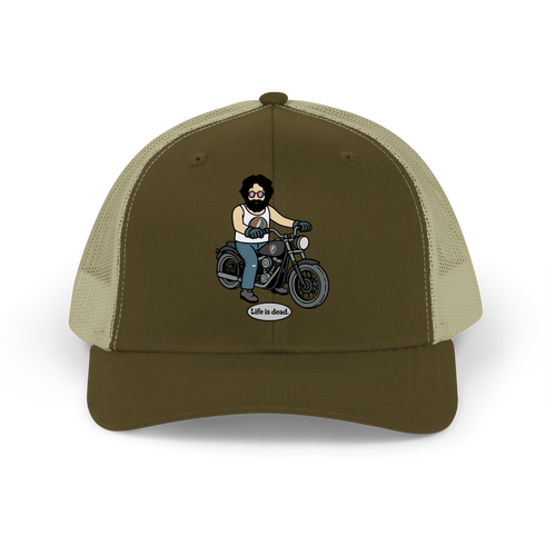 Jerry and His Hog - Life is dead.® Trucker Cap