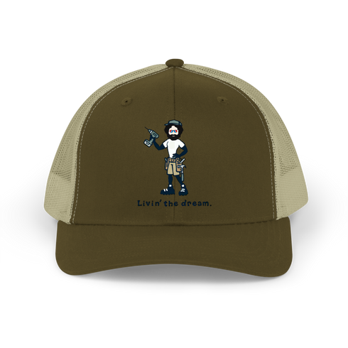 Jerry's Livin' The Dream - Life is dead.® Trucker Cap