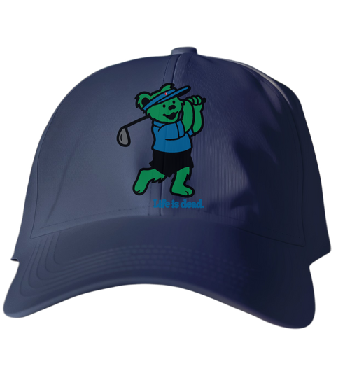 Golfing Bear - Life is dead.® Dad Hat