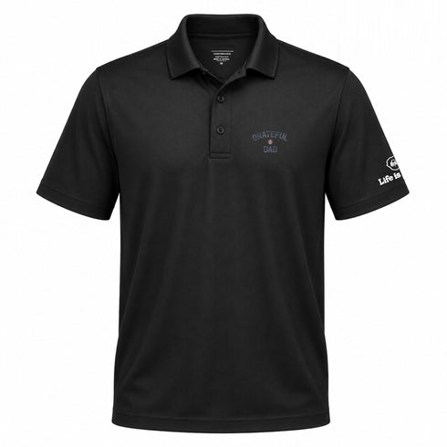 Grateful Dad Distressed - - Life is dead.® Polo