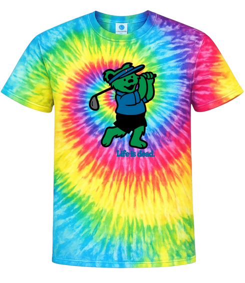 Golfing Bear - Life is dead.® Tie-Dye
