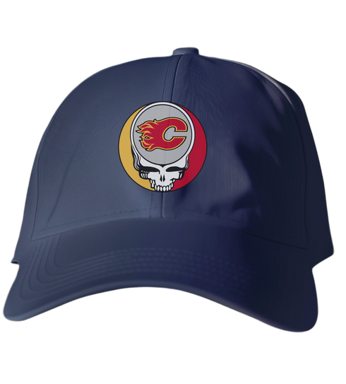 Flames Stealie Dad Hat