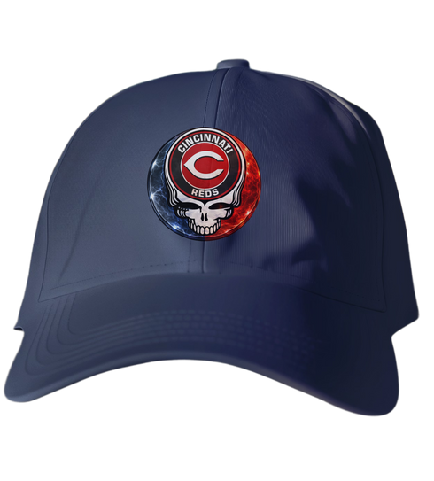 Cincinnati Reds Crystal Stealie Stealie Dad Hat