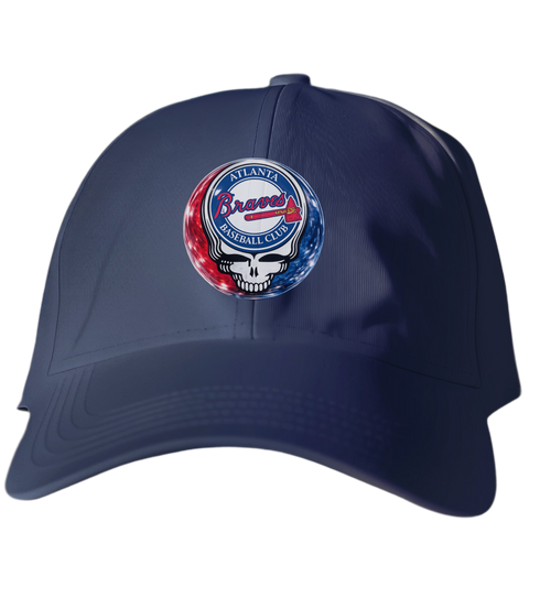 Atlanta Braves Crystal Stealie Stealie Dad Hat