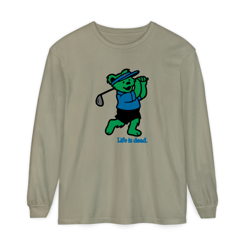 Golfing Bear - Life is dead.® Long-Sleeve