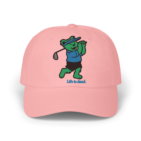 Golfing Bear - Life is dead.® Dad Hat
