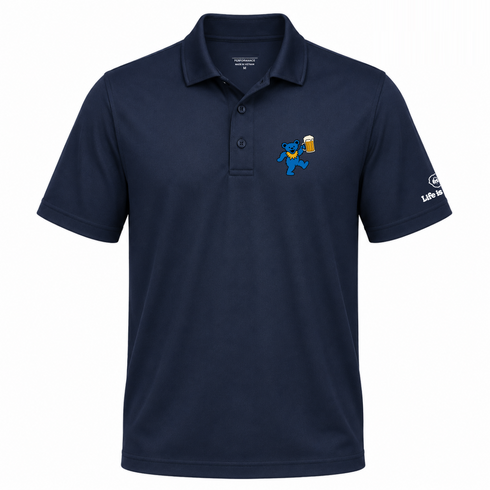Beer Lovin' Bear - Life is dead Polo