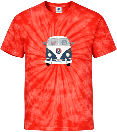 Jerry and The Bear Road Trippin' - Life is dead.® Tie-Dye