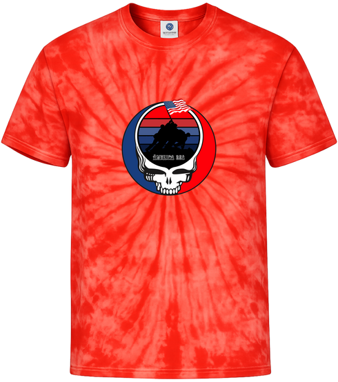 America 250 Iwojima Stealie - Life is dead.® Tie-Dye