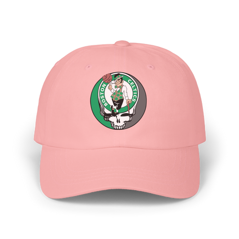 Boston Celtics Leprechaun Stealie Dad Hat