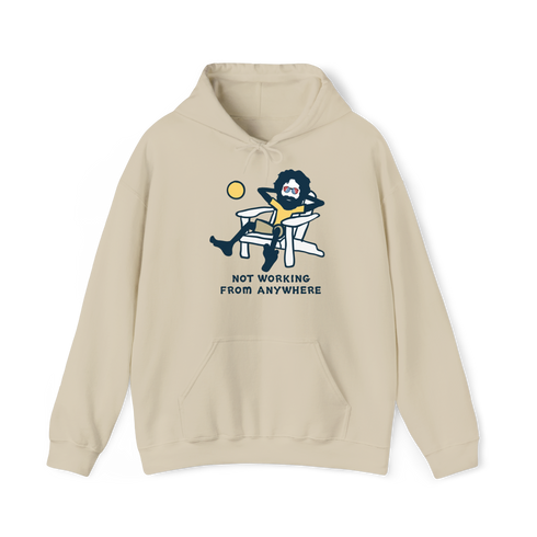 Jerry's Not Workin' From Anywhere - Life is dead.® Hoodie