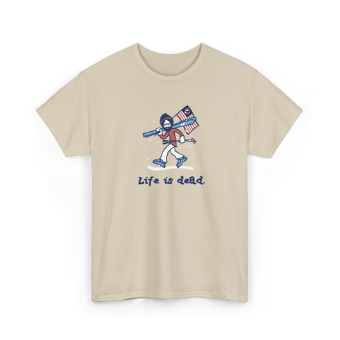 Skier Jerry - Life is dead.® Tee