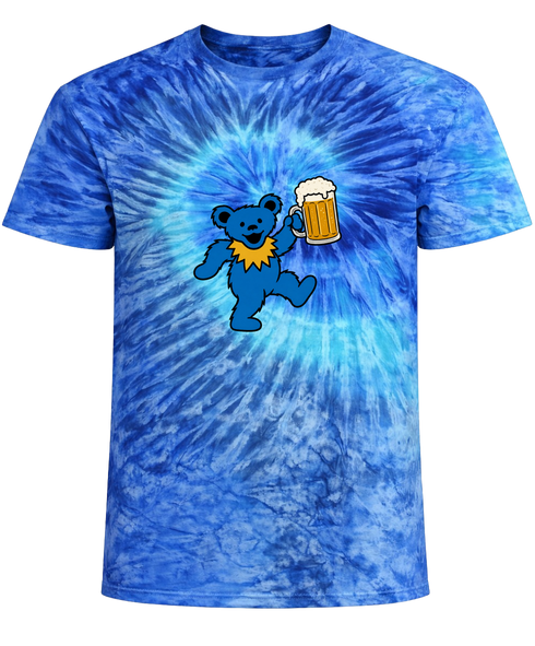 Beer Lovin' Bear - Life is dead Tie-Dye