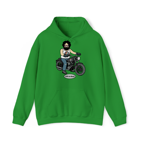 Jerry and His Hog - Life is dead.® Hoodie