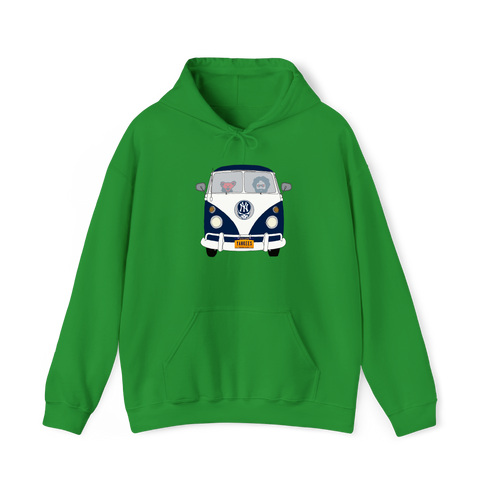 Jerry and The Bear - Life is dead.® Yankees Bus Hoodie