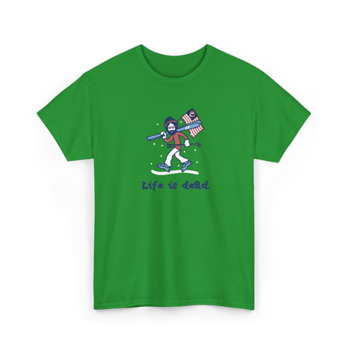 Skier Jerry - Life is dead.® Tee