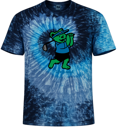 Golfing Bear - Life is dead.® Tie-Dye