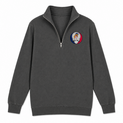 University of Arizona - Premium Grateful Dead Quarter-Zip Pullover - Charcoal - 6